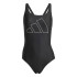 Maillot de bain de Natation adidas Big Bars Suit Femme Noir/Blanc