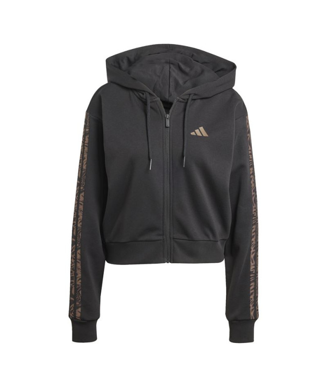 Sweat adidas Rc 3Bandas Fz Hd Femme Noir