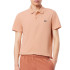 Polo Lacoste Chemise Col Bord-Côtes Manches Courtes Homme Latte