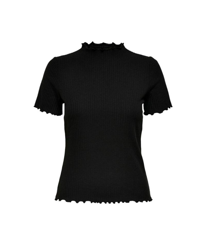 T-shirt Only emma S/S High Black Femme