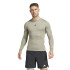 T-shirt de Fitness adidas Techfit Compression Training Longsleeve Homme Gris