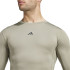 T-shirt de Fitness adidas Techfit Compression Training Longsleeve Homme Gris