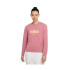 T-shirt Nike Femmes Crew Rose