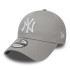 Casquette New Era New York Yankees Essential 9FORTY Gris
