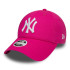 Casquette New Era New York Yankees Essentiel Rose 9FORTY Femme