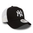 Casquette New Era New York Yankees Clean a Frame Trucker Noir