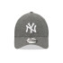 Casquette New Era New York Yankees Jersey Essential Gris 9FORTY