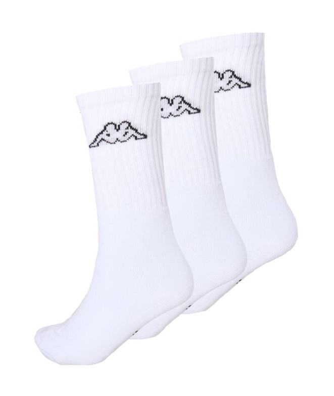 Paquet de 3 chaussettes Kappa Middly White