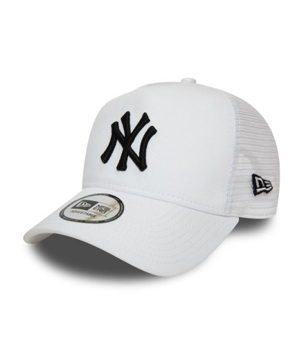 Casquette New Era New York Yankees A-Frame Trucker Blanc