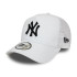 Casquette New Era New York Yankees A-Frame Trucker Blanc