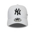 Casquette New Era New York Yankees A-Frame Trucker Blanc