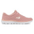Chaussures Skechers Summits-Quick Lapse Femme Rose Mesh/ White Trim