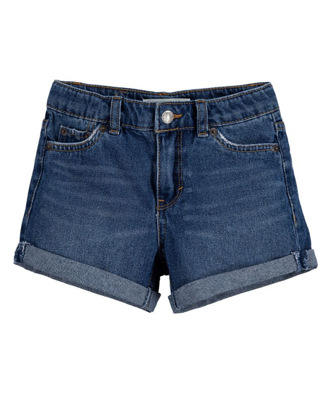 Pantalons Levi's Girlfriend Shorty Girl Bleu