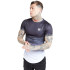 Siksilk - T-shirt homme raglan à ourlet incurvé