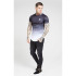 Siksilk - T-shirt homme raglan à ourlet incurvé