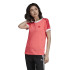 T-shirt adidas 3 bandes rouges Femme