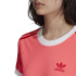 T-shirt adidas 3 bandes rouges Femme