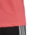 T-shirt adidas 3 bandes rouges Femme