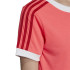 T-shirt adidas 3 bandes rouges Femme
