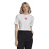 T-shirt adidas Adicolor 3D Trefoil blanc Femme