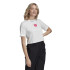 T-shirt adidas Adicolor 3D Trefoil blanc Femme