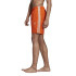 Maillot de bain adidas 3 bandes orange Homme orange