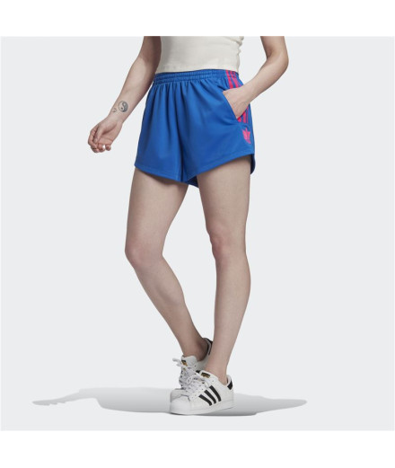 Pantalon adidas Adicolor 3D Trefoil bleu Femme