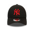 Casquette New Era New York Yankees Essential Logo Noir 9FORTY