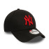 Casquette New Era New York Yankees Essential Logo Noir 9FORTY