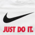 T-shirt Nike enfant Sportswear Swoosh Just Do It Blanc