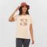 T-shirt fitness Salomon Big Logo Nude