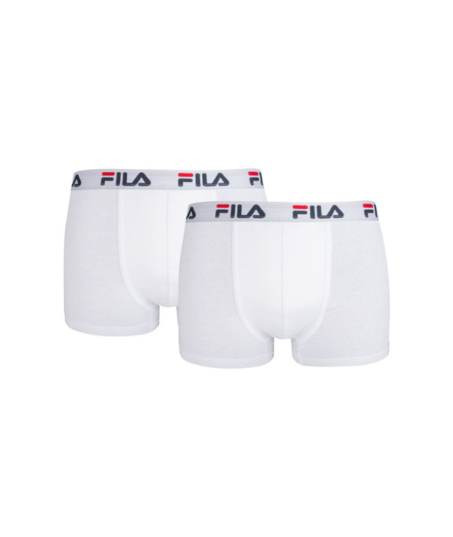 Pack 2 Boxers Sportswear Fila Homme Blanc