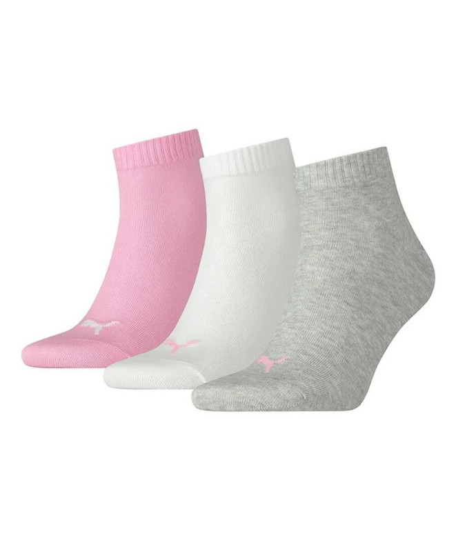 Chaussettes Puma Quarter Plain 3P