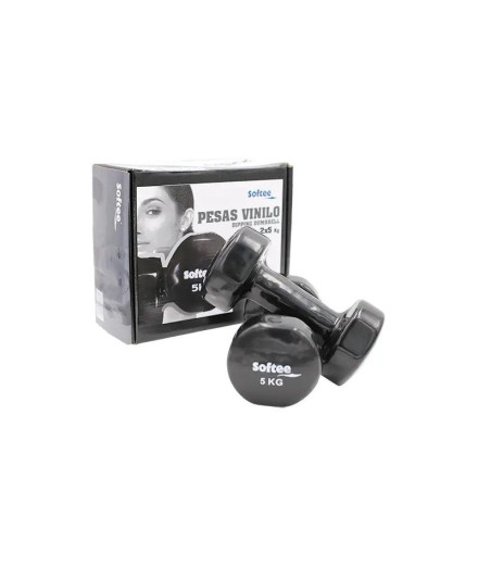 Softee Paire d'haltères en vinyle 5kg