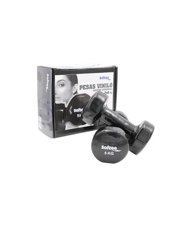 Softee Paire d'haltères en vinyle 5kg