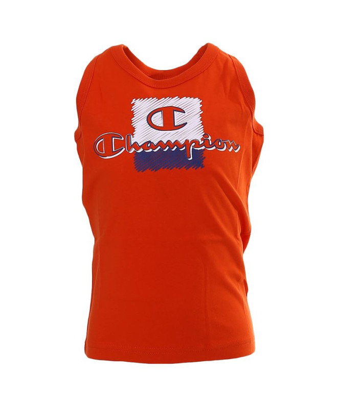 T-shirt Sportswear Champion Sans manches Orange