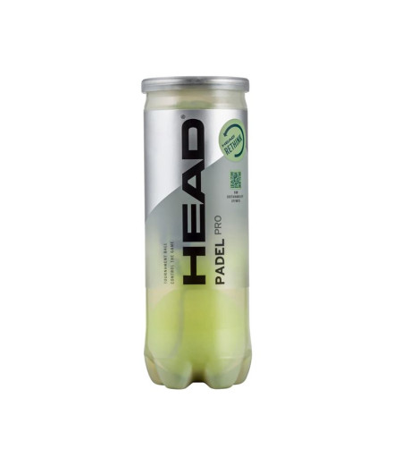 3 pot balles Head Padel Pro - 6DZ
