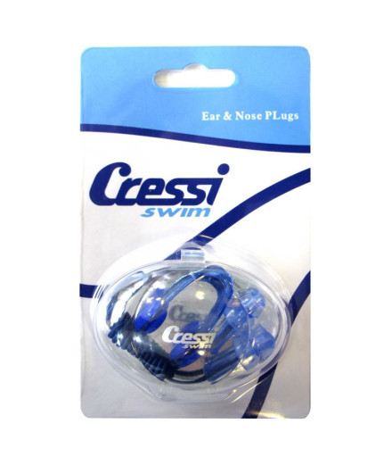 Kit de Natation Cressi Sub PINCE NEZ + BOUCHONS D'OREILLES