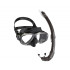 Kit de Snorkel Cressi Sub PERLA DARK-NEGRO (PERLA + MEXIQUE)