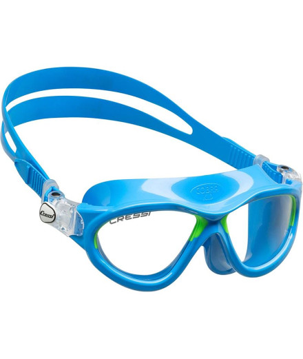 Lunettes de natation Cressi Sub Cobra Kid Céleste-Lime