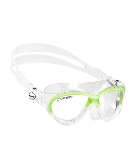 Lunettes de natation Cressi Sub Cobra Kid Lime-Transparent