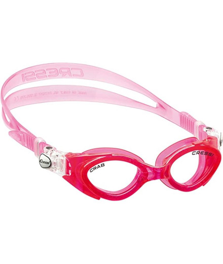 Lunettes de natation Cressi Sub King Crab Rose-Transparent