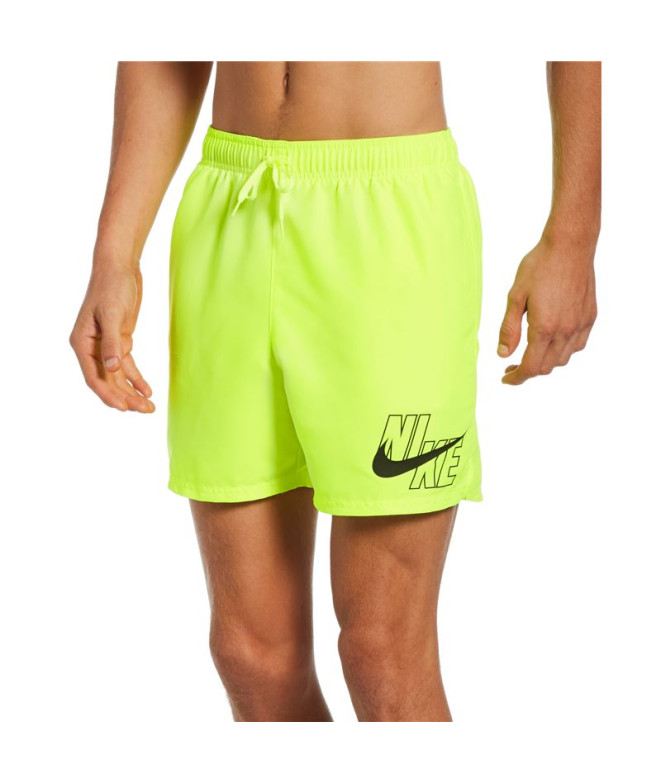 Maillot de bain Nike 5" Volley Short Jaune Jaune