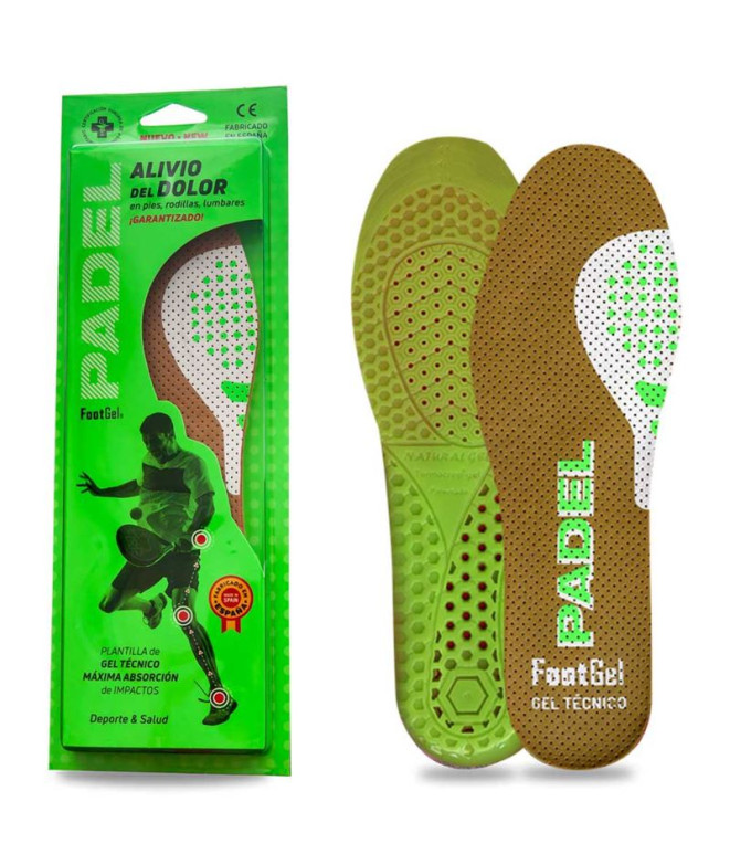 Semelles Pádel Footgel Eucalyptus