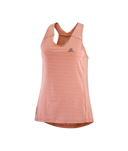 T-shirt de running Salomon XA Tank Brick Dust