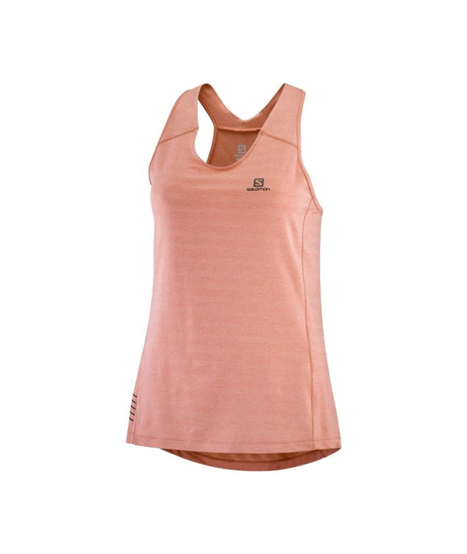 T-shirt de running Salomon XA Tank Brick Dust