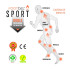 Semelles Footgel Sport Orange