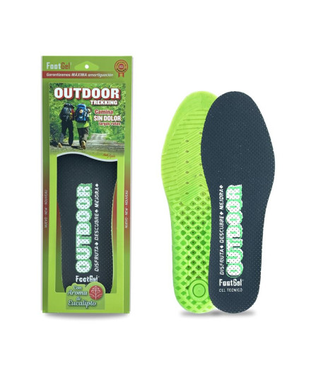 Semelles Gel Footgel Outdoor Eucalyptus