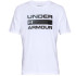 T-shirt Under Armour Numéro d'équipe Mot-symbole Blanc