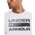 T-shirt Under Armour Numéro d'équipe Mot-symbole Blanc